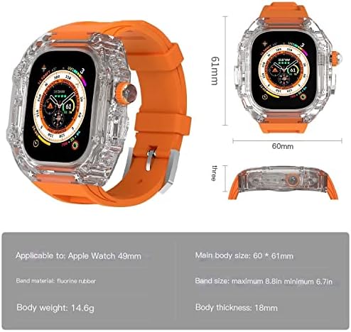 AEMALL için apple saat bandı Ultra 49mm Kasa mod seti (Renk: T, Boyut: Ultra 49mm)